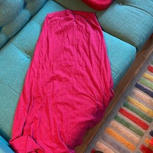 Strapless flowy beachy dress